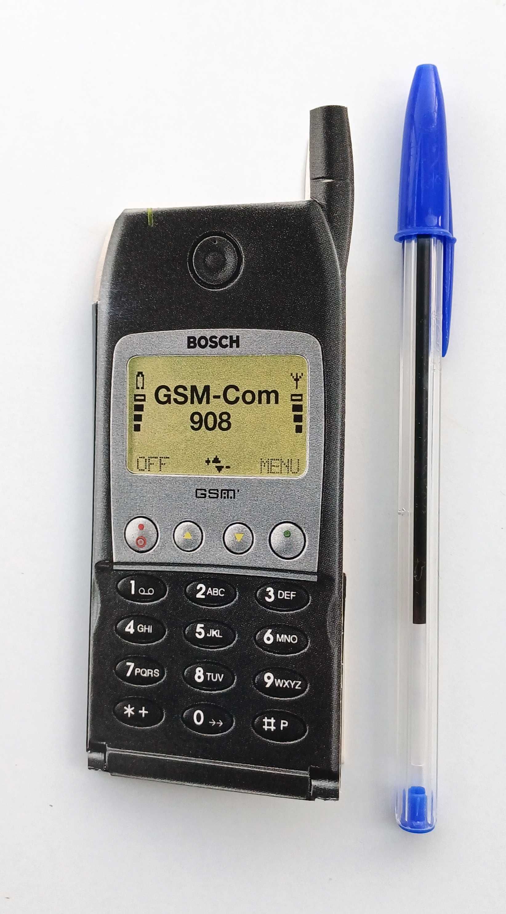 Carteira de fósforos Telemóvel Bosch, anos 90