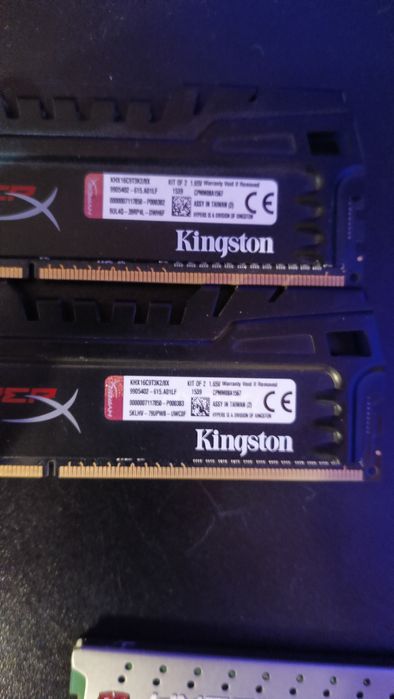 Pamięci RAM DDR3  Hyperx  Kngston