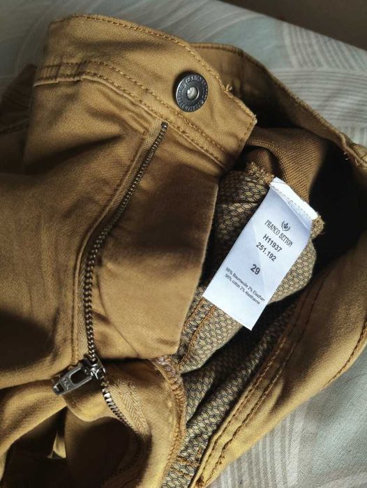 Джинсы Franco Bettoni Austria w44 stretch mustard.