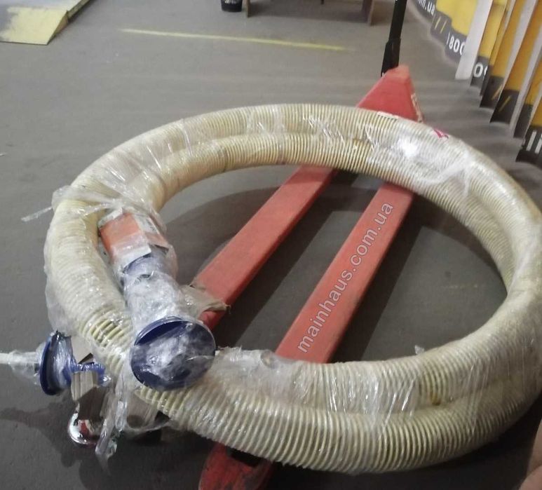 погрузчик зерна шнековий гнучкий спіральний конвеєр FA90 до 3т/г.