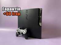 Playstation 3 Slim 500 Гб (Sony PS3) + 50 ігор + Гарантія