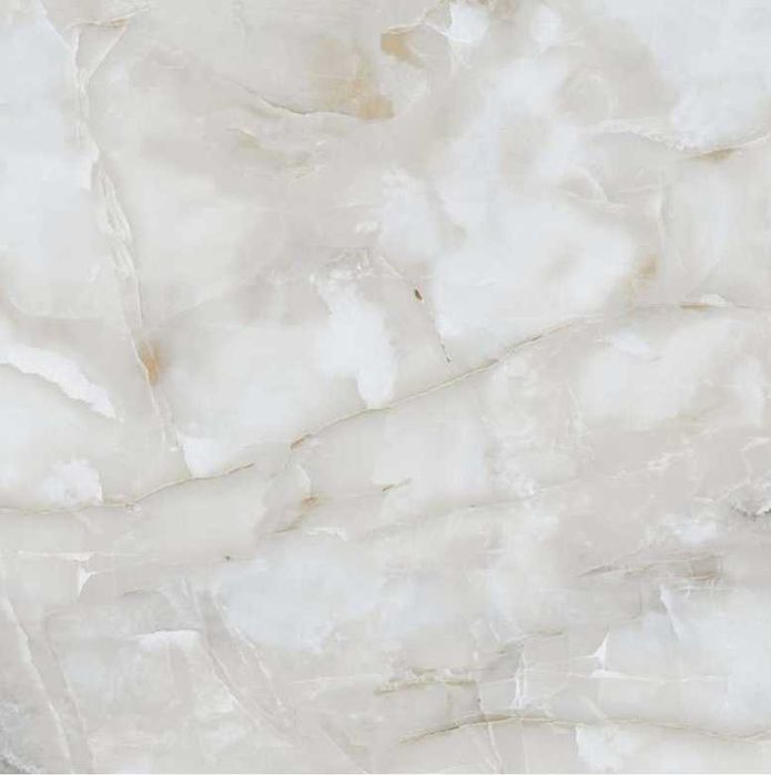 Płytki Gresowe 120x120 Białe z Beżowym Marmurkiem Gres Szkliwiony