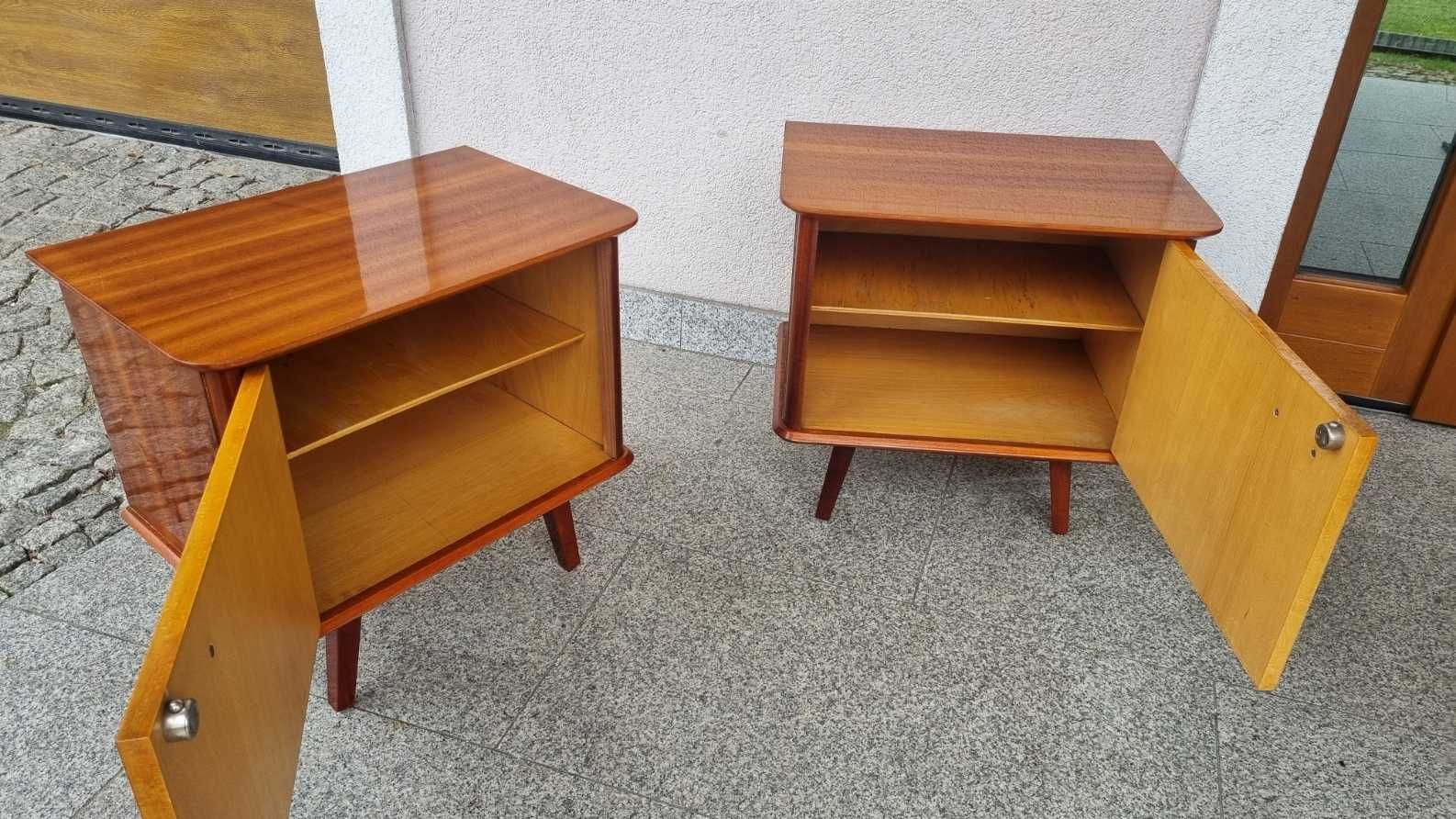 2x szafka nocna Design PRL lata 60 70 Stan Igła