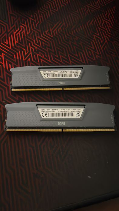 Kit 32GB memoria RAM Corsair Ddr5 5200mhz 2x16gb