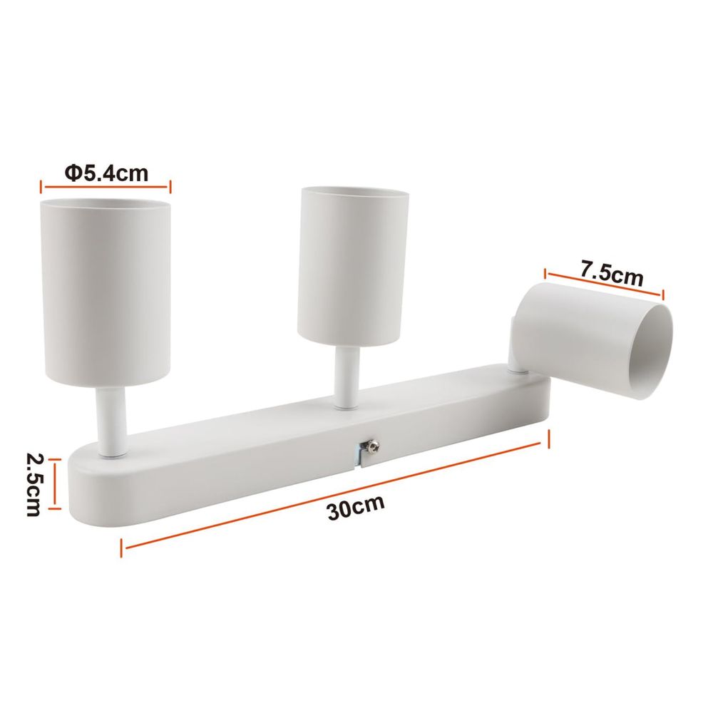 sufitowa lampa 3-żarówkowa 2 sztuku