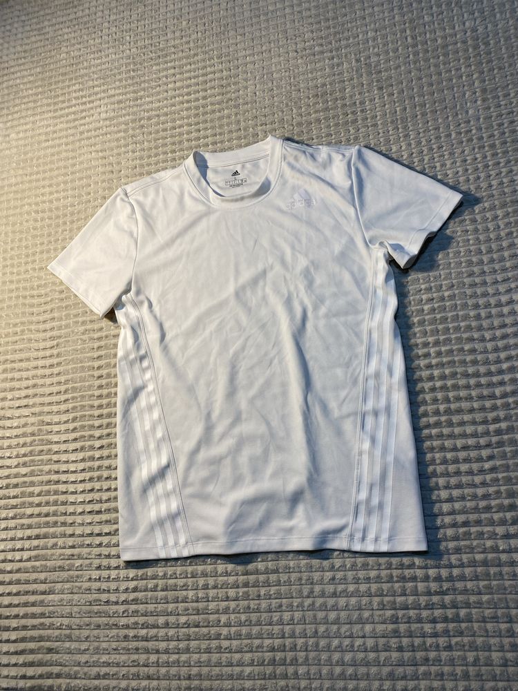 Мужская белая спортивная футболка Adidas Primegreen | L размер