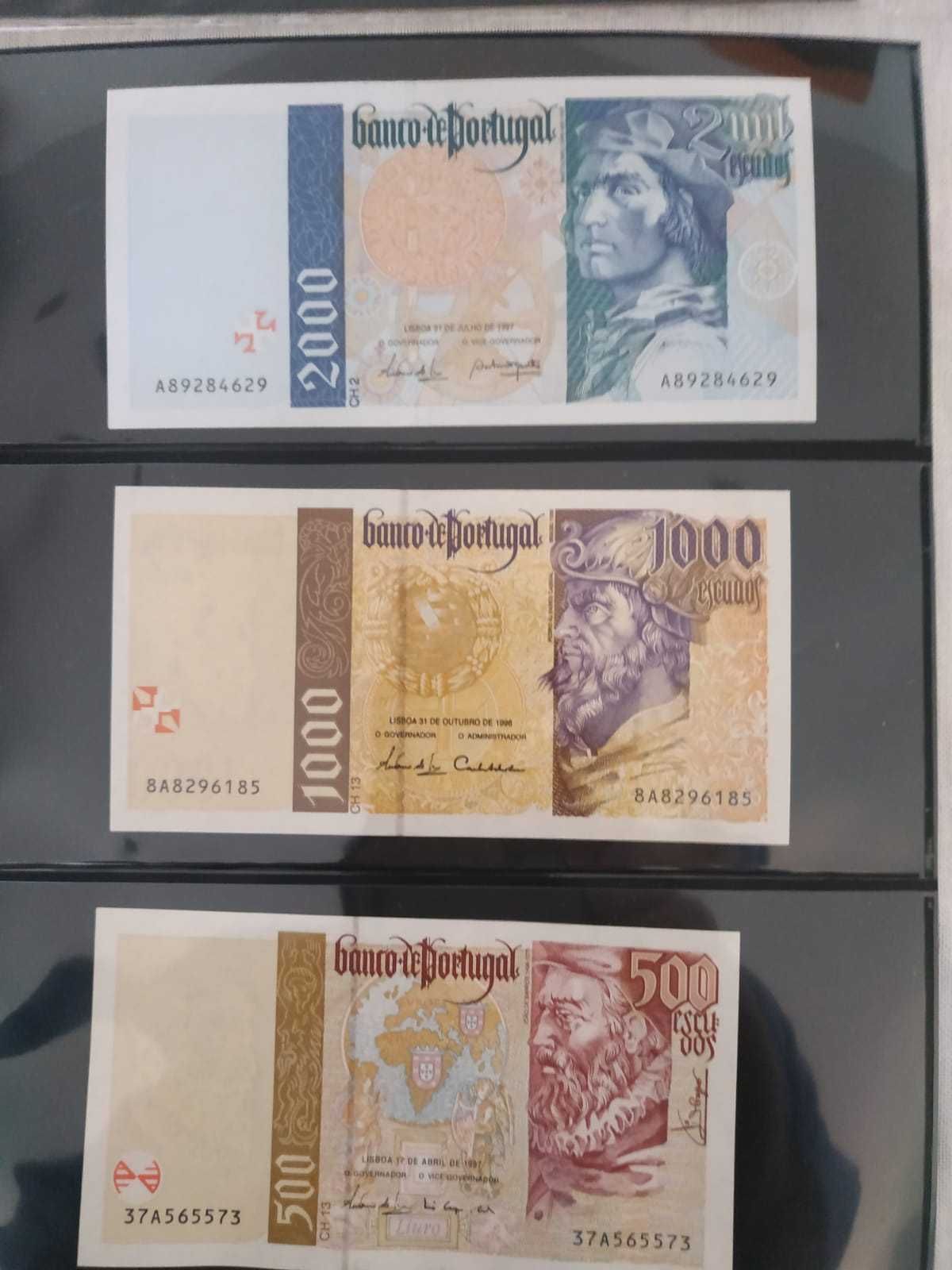 Notas de euro não circuladas