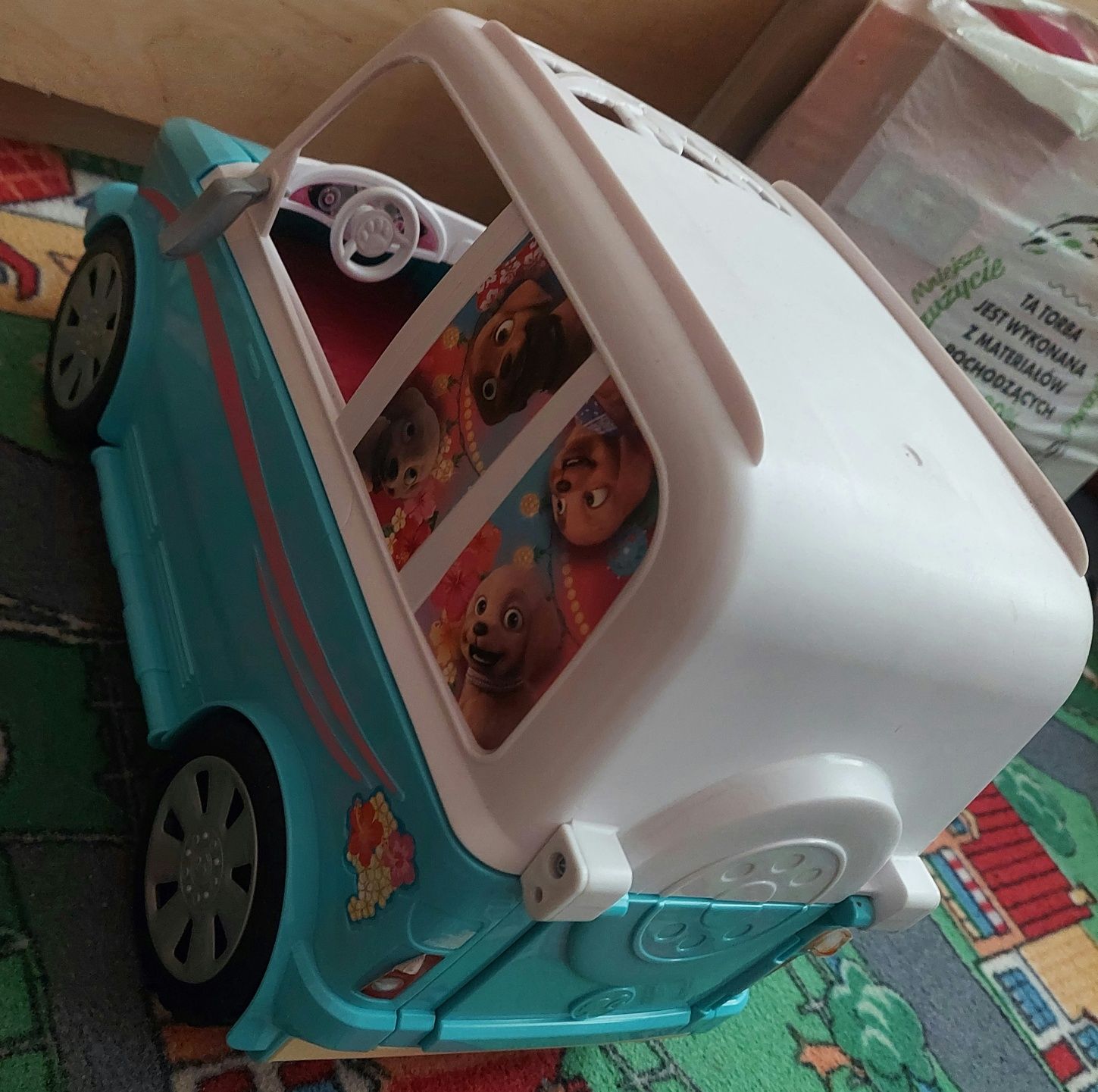 Barbie i nie tylko kamper konie kareta meble lalki numnons