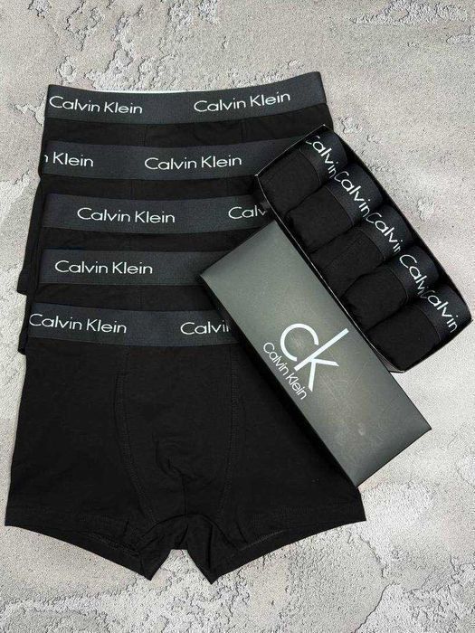 Чоловічі боксери Келвін Кляйн серія Modern Black. Мужские трусы Calvin