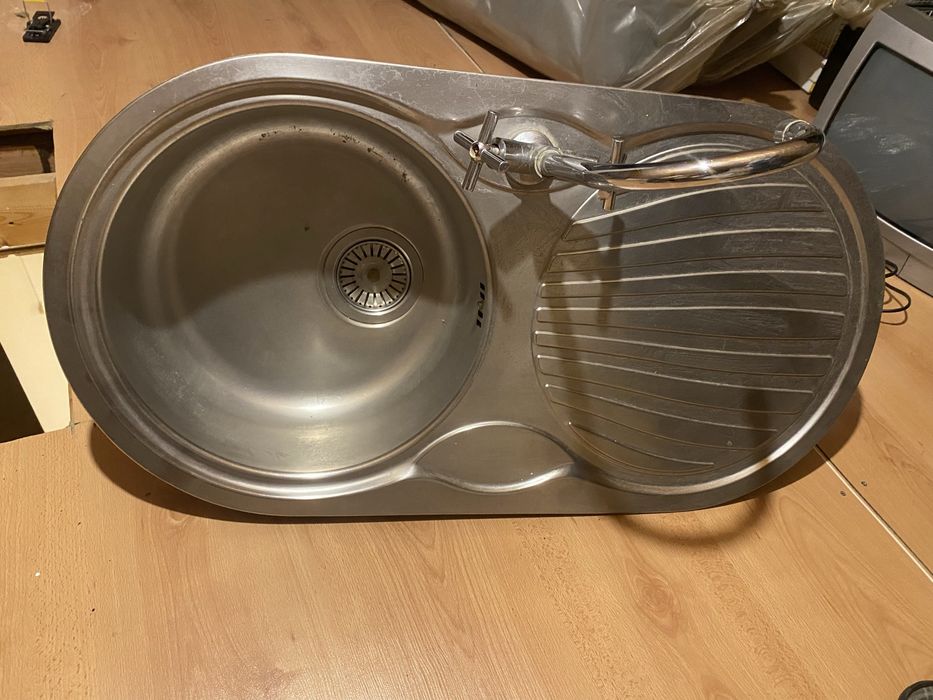 Zlew z baterią 44x84