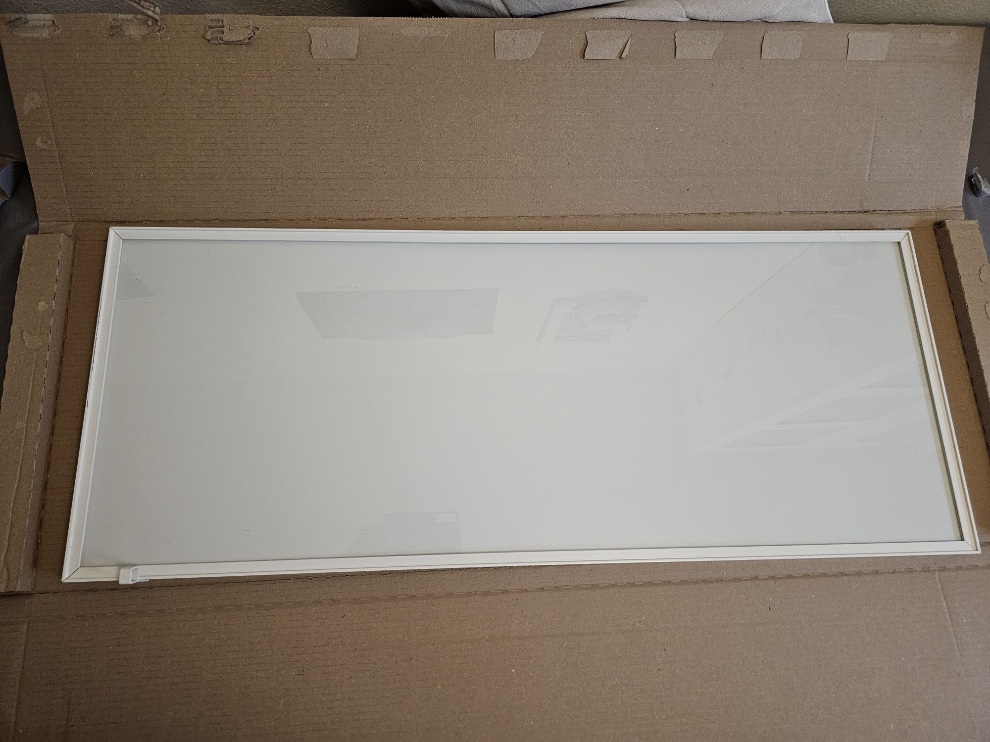 Ikea Hogbo drzwi szklane białe 40x97 cm