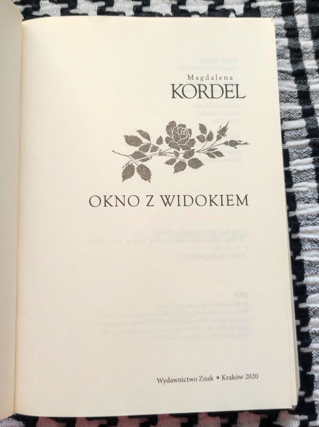 Magdalena Kordel - Okno z widokiem