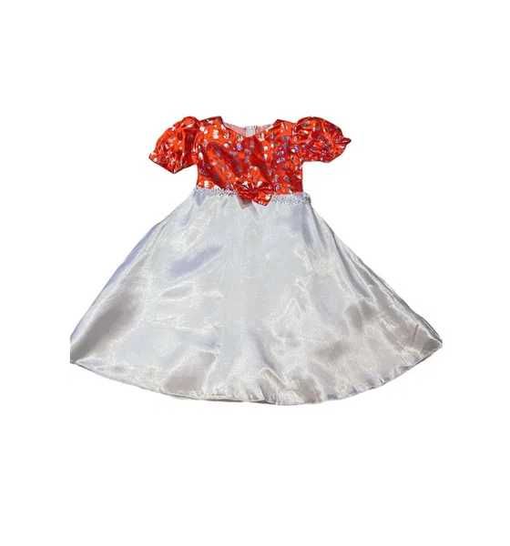 Strój Księżniczka Księżniczki Czerwona 110-120 cm Używany