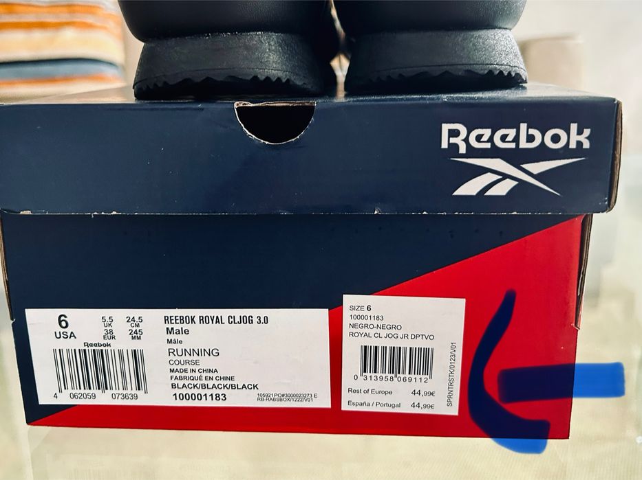 Tenis Reebok n38 novos a estrear