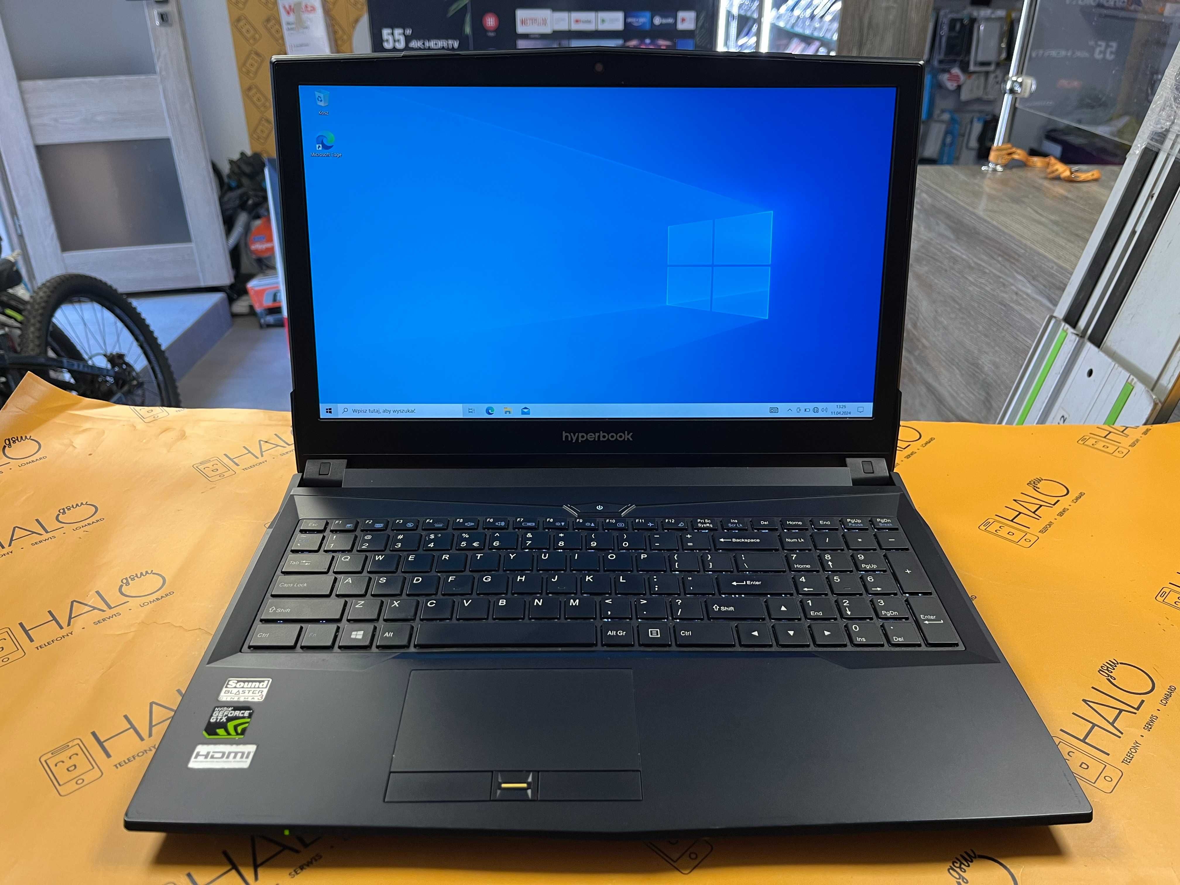 Laptop Hyperbook N850HJ i5/8GB/120GB SSD/GTX1050 4GB, Lombard Halo gsm