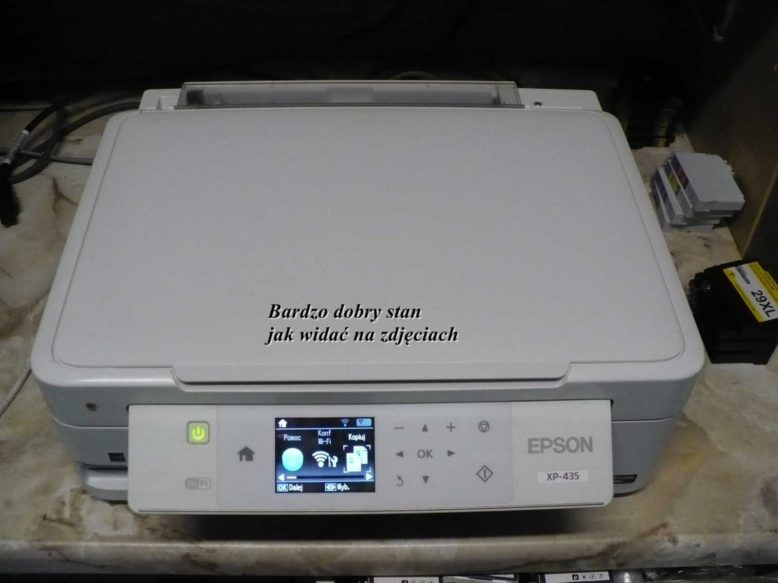 Epson XP-435 WiFi druk z chmury, malutka na taniuutkie tusze