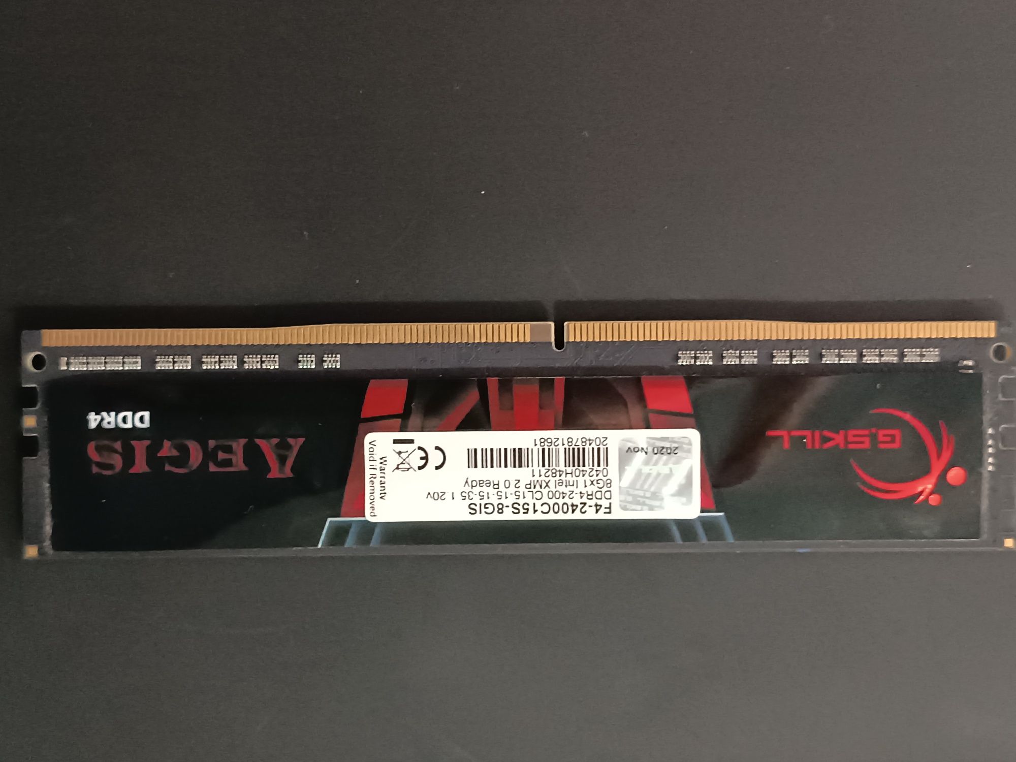 ОЗП DDR4 8GB G.Skill Aegis 2400MHz