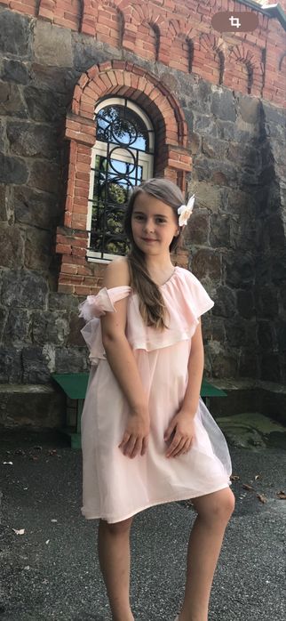 Платье ,,зефирка’’ для девочки 7-9 лет