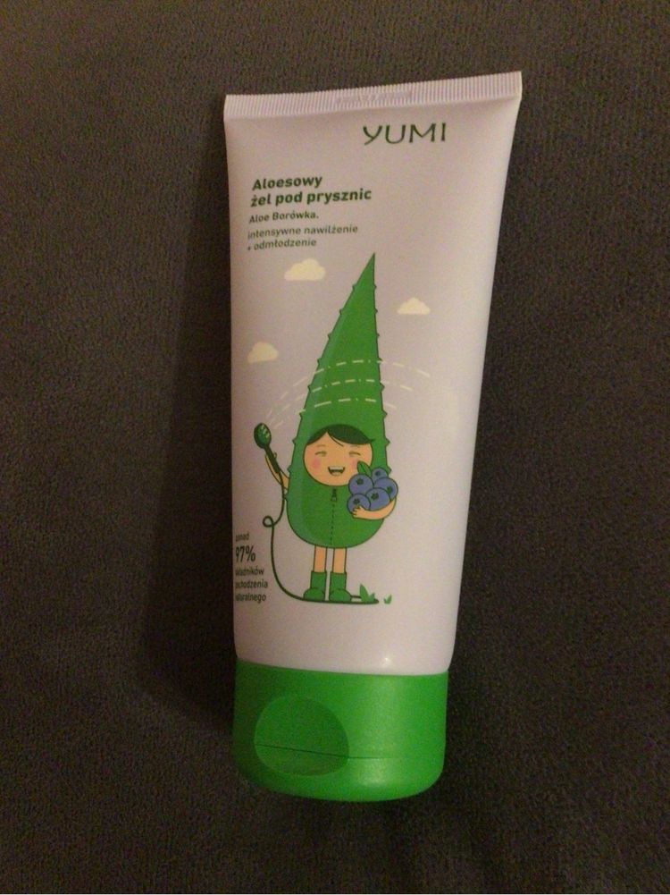 YUMI Żel pod prysznic Aloe Borówka 200 ml