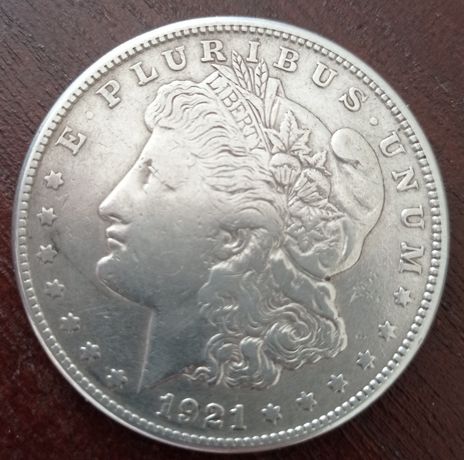 СеребряСеребрянный Доллар Моргана, 1921 -S