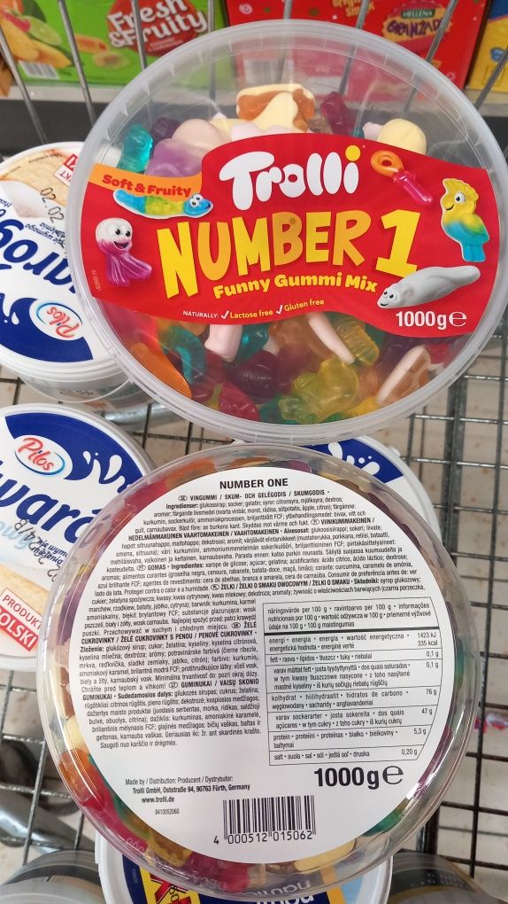 Желейки, Trolli number 1 кг.