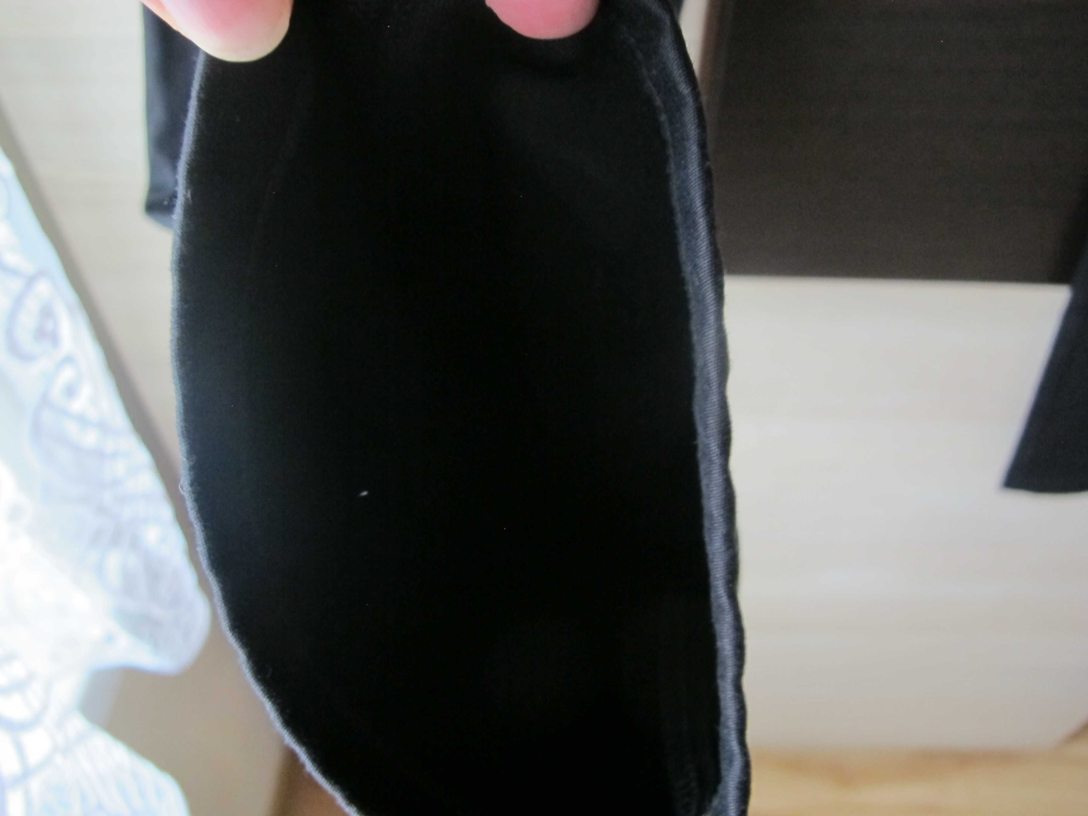 nowe czarne eleganckie spodnie męskie chłopiec w 33 L 34 bawełna