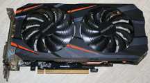 Karta graficzna 6GB GIGABYTE GTX 1060 WindForce 2X OC sprawna
