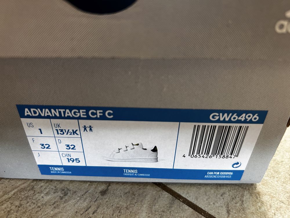 ADIDAS ADVANTAGE CF C GW6496 na rzepy 32