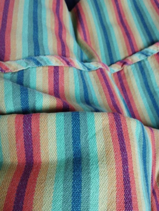 Chusta tkana skośno - krzyżowo natibaby pasiak