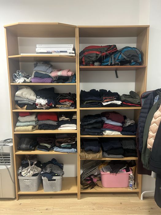 2x regał na ubrania