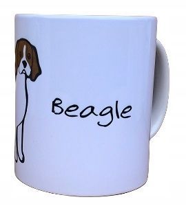 Kubek Z Nadrukiem Rasy Psów Beagle + kartonik