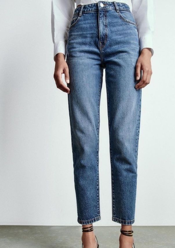 Идеальные джинсы-момы zara 36