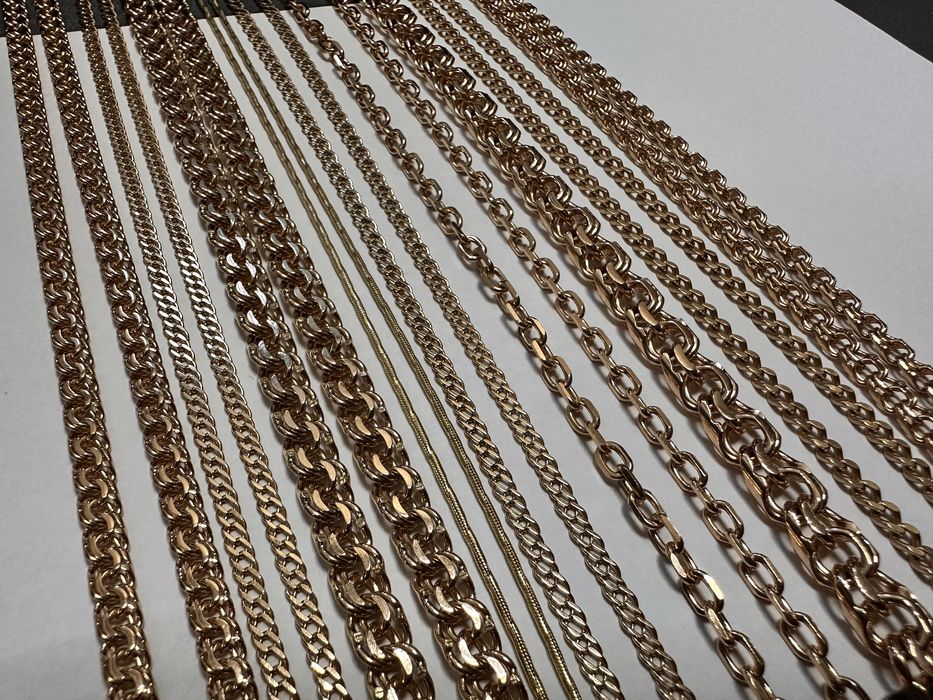 Золотые цепочки новые и б/у