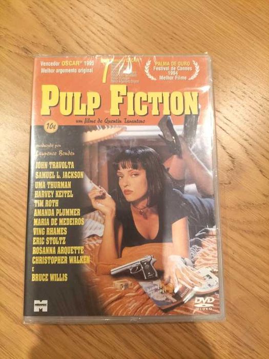 Pulp Fiction dvd maiores 18-portes ctt grátis