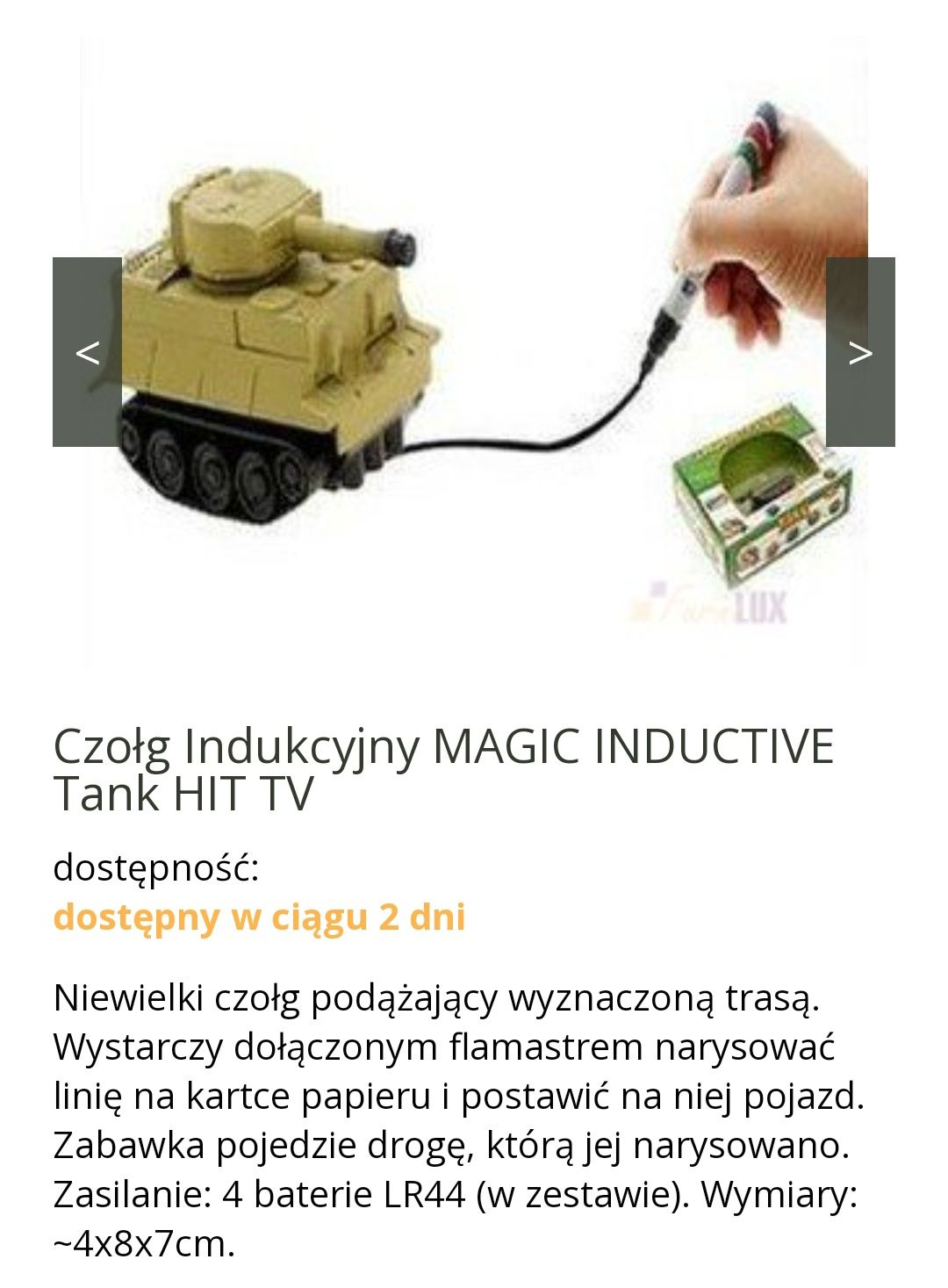 Czołg indukcyjny Magic Inductive Tank