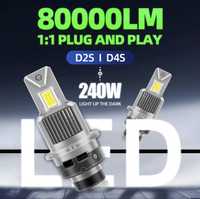D2S Led лампи 6000К Plug and Play /без помилок /Світлодіодні авто леди
