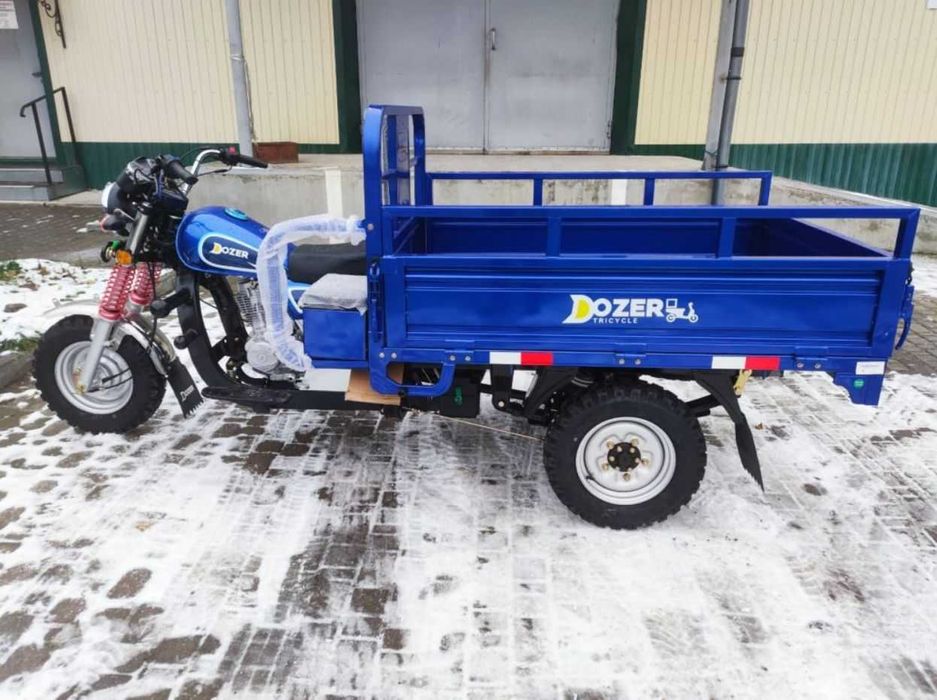 Трицикл бензиновий 200 куб Дозер вантажний муравей Dozer без передплат