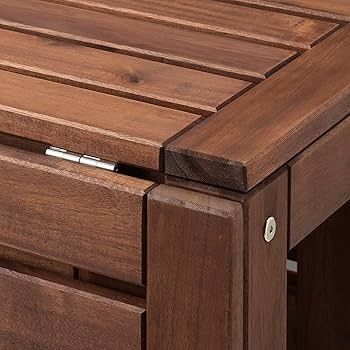 Vendo mesa APPLARO ikea exterior