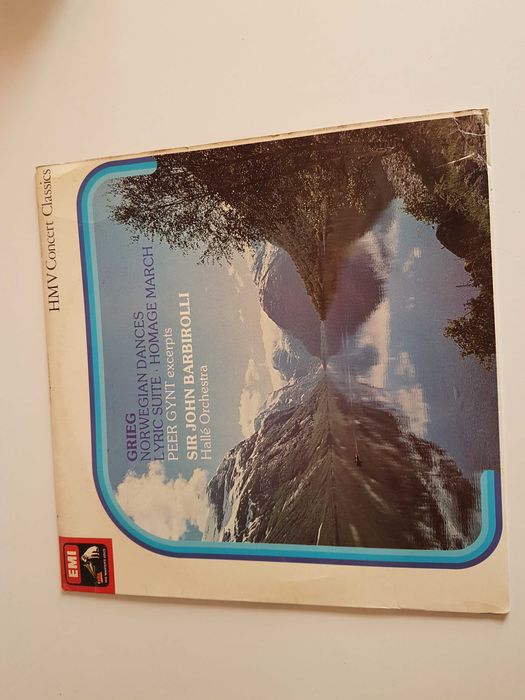 Grieg Norwegian Dances Lyric Suite Homage March winyl 1972 TDK Sony