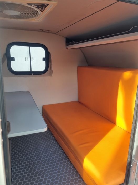 Mini caravana teardrop impecável