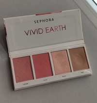 Paleta do konturowania/makijażu twarzy Sephora Vivid Earth