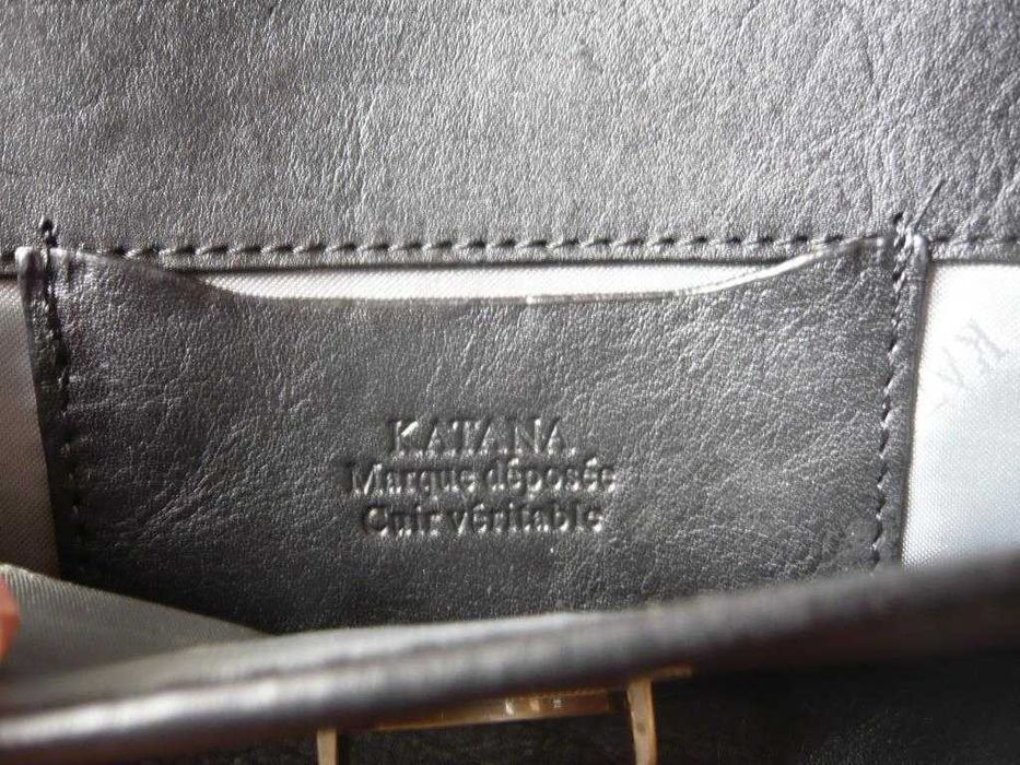 Bolsa de mão com pega (pele genuína)