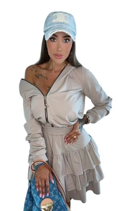 Komplet Lola Bianka bluza ze spódnicą