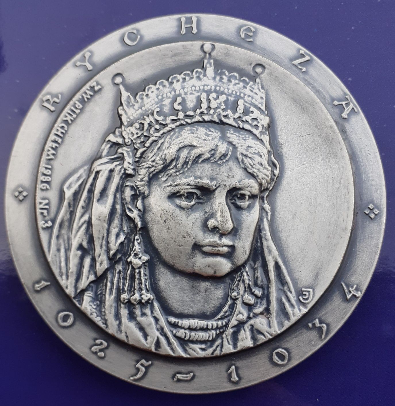 Mieszko II i Rycheza medal nr 3 PTTK Chełm