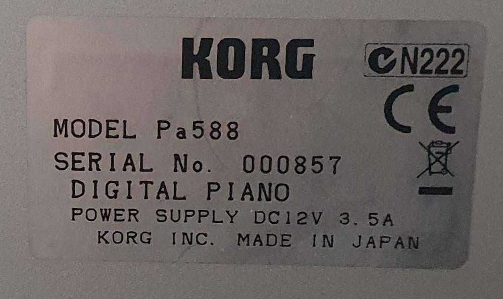 Korg PA588 professional arranger