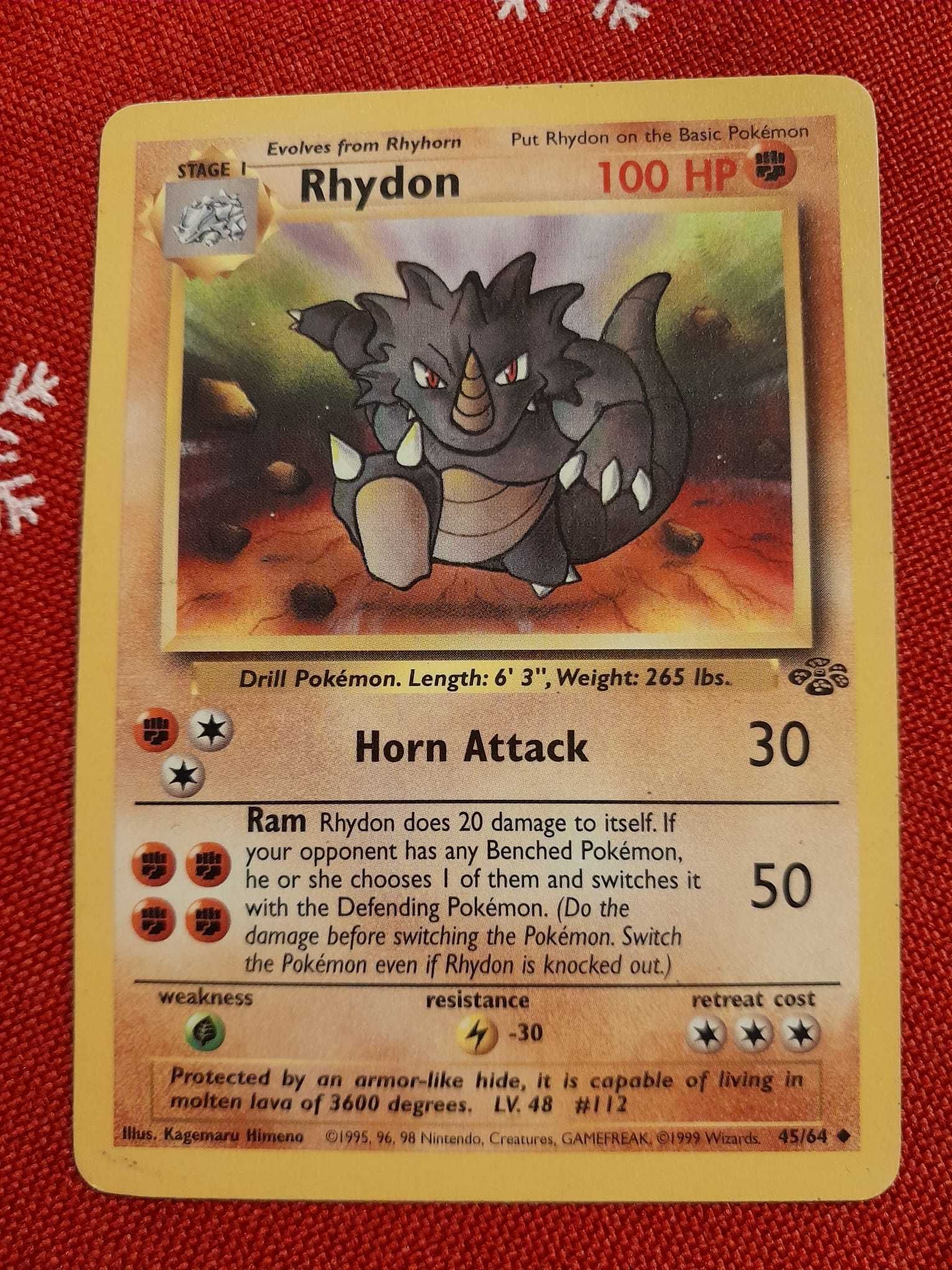 Cartas Pokemon Base Set + Jungle (incomuns)