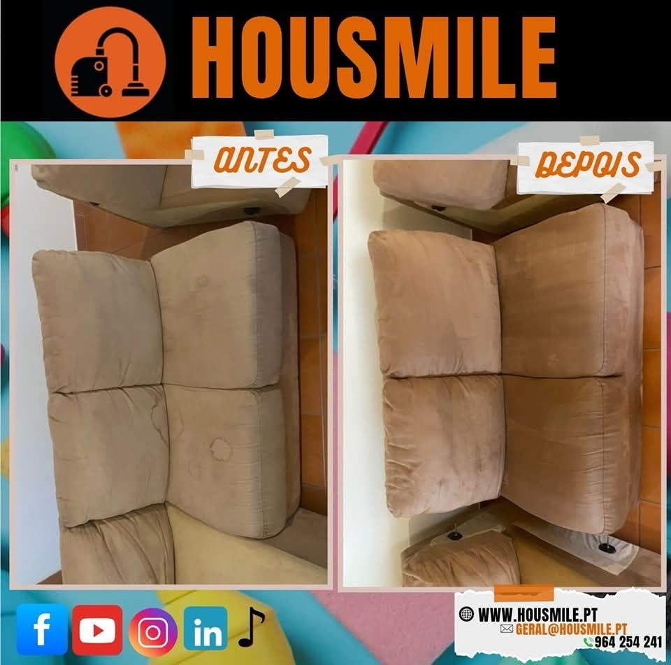 Limpeza estofos ao domicílio