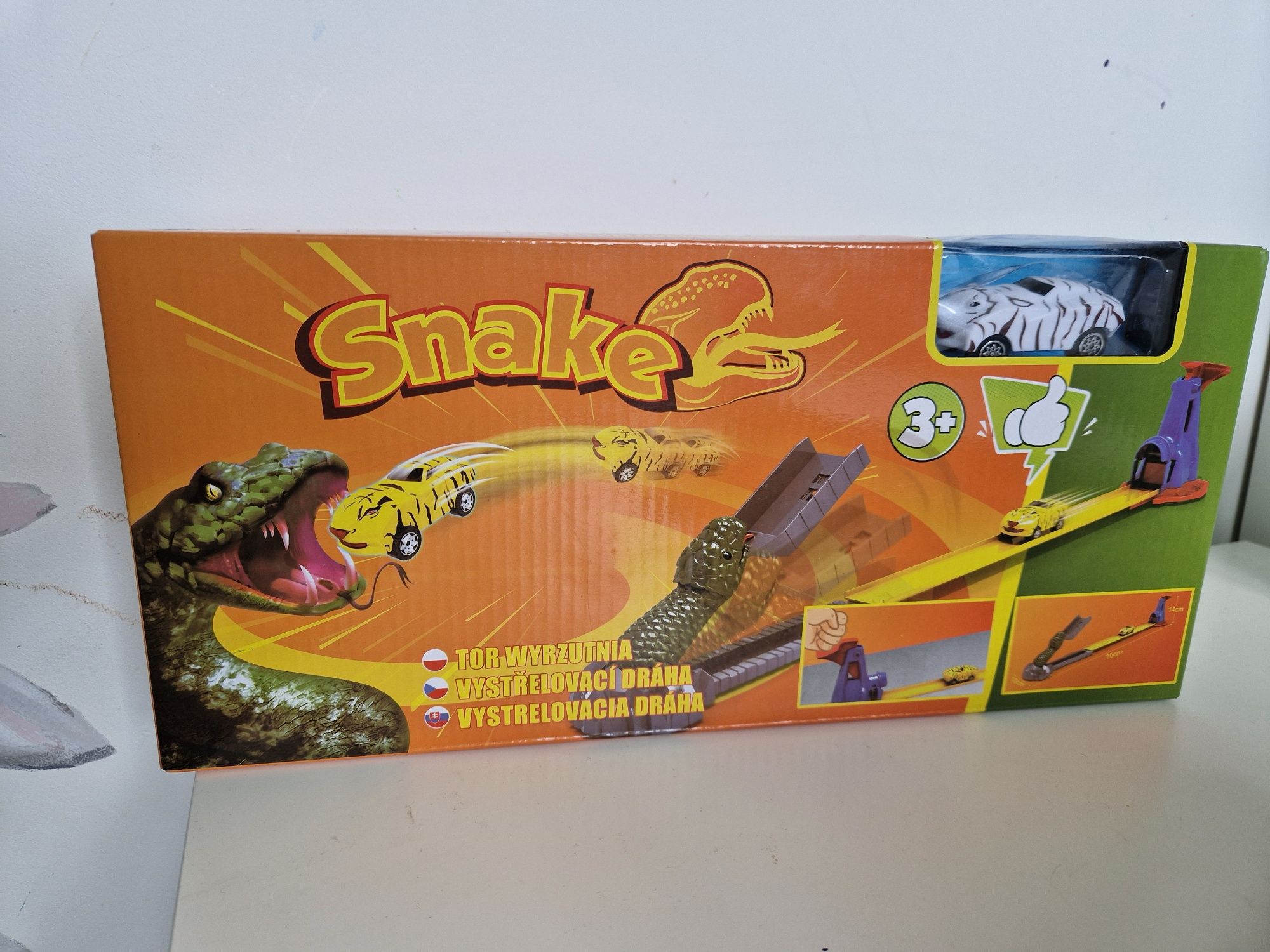 Nowa zabawka Snake Tor wyrzutnia ala Hot Wheels