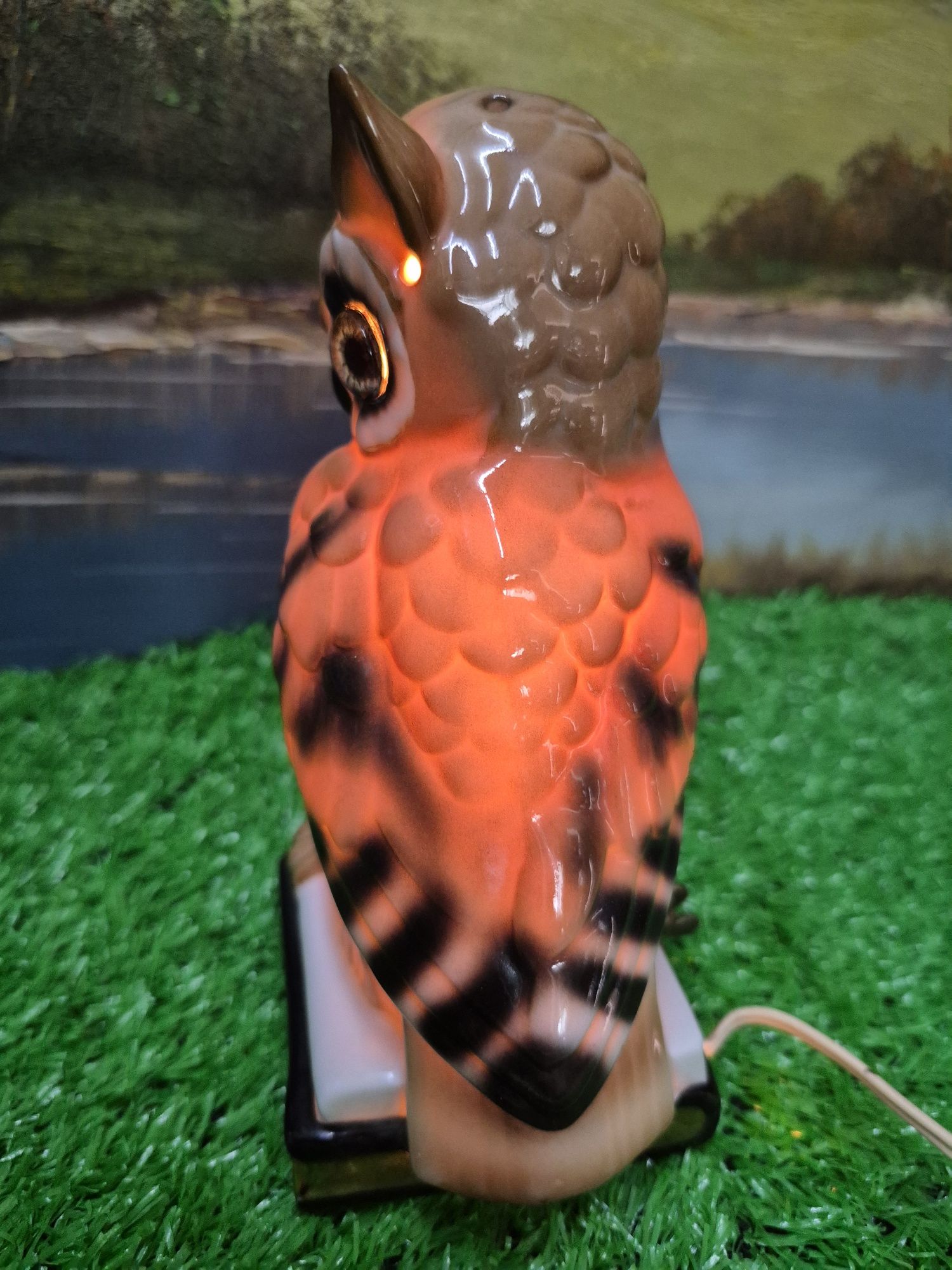 Lampka porcelanowa SOWA