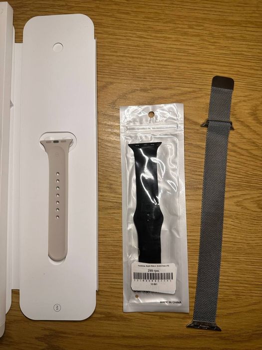 Apple Watch Series 7 41mm Starlight | гарний стан | коробка, ремінці
